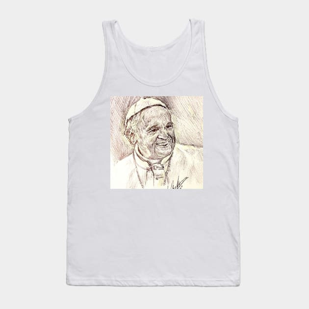 SPANISH POPE Tank Top by cindybrady1986